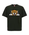 Kenzo Tiger Graphic T-shirt In Black