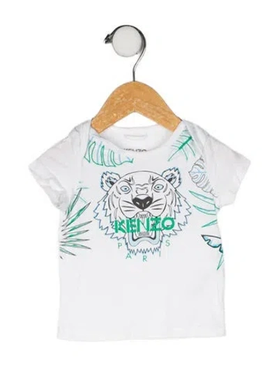 Pre-owned Kenzo Babies' Short Sleeve T Shirt In White