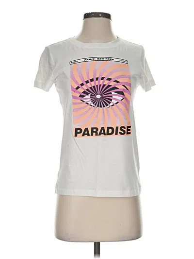 Pre-owned Kenzo Short Sleeve T-shirt In Ivory