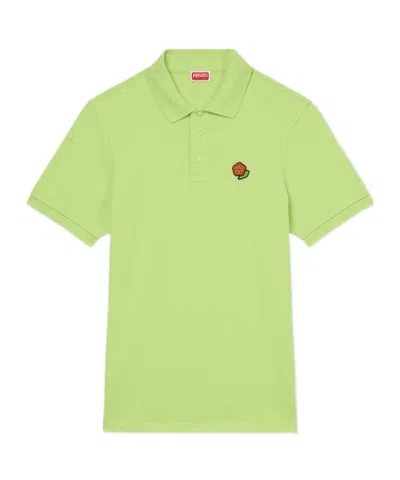 Kenzo Short-sleeved Polo Shirt In Green