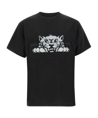 KENZO KENZO PARIS GOTS HAPPY TIGER CREWNECK T-SHIRT