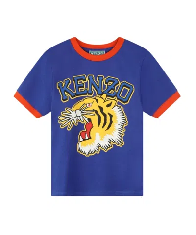 Kenzo Short-sleeved T-shirt In Blue