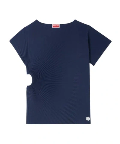 Kenzo Short-sleeved T-shirt In Blue