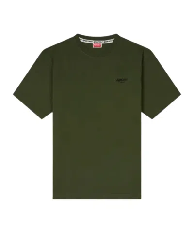 Kenzo Graphic Crew-neck T-shirt In Green
