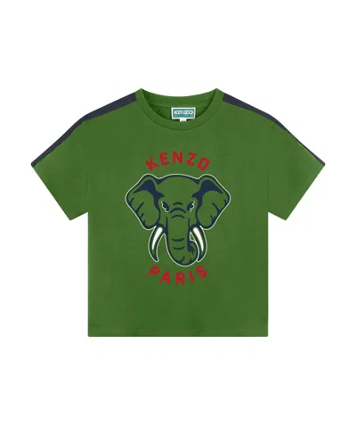 Kenzo Short-sleeved T-shirt In Green