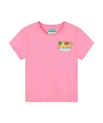 Kenzo Short-sleeved T-shirt In Pink