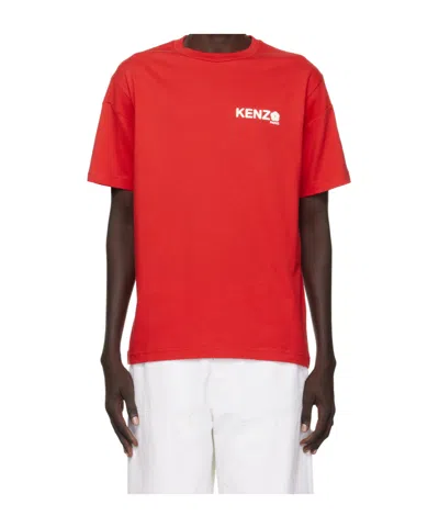 Kenzo Short-sleeved T-shirt In Red