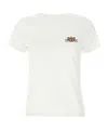 Kenzo Happy Tiger Print T-shirt In White