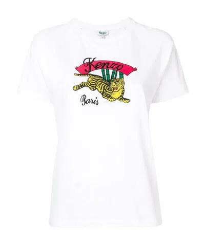 Kenzo Short-sleeved T-shirt In White