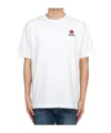 Kenzo Boke Flower Crest Logo Embroidered T-shirt In White