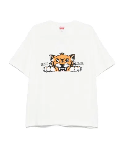 KENZO KENZO PARIS GOTS HAPPY TIGER CREWNECK T-SHIRT
