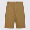 Kenzo Cargo Shorts In Brown