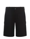 Kenzo Man Shorts & Bermuda Shorts Black Size 32 Cotton In Black