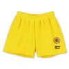 Kenzo Flower Patch Minishorts In Yellow