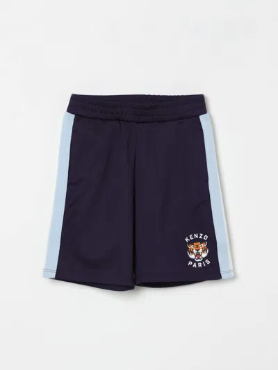 Kenzo Shorts  Kids Kids Color Blue In Black