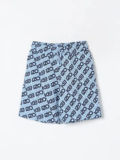 Kenzo Shorts  Kids Kids Color Sky Blue