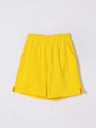 KENZO SHORTS KENZO KIDS KIDS COLOR YELLOW,G82079003