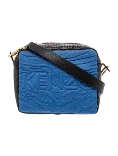 Pre-owned Kenzo Shoulder Bag In Blue