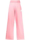 Kenzo Relaxed Fit Jog Pants With Floral Logo In Pink