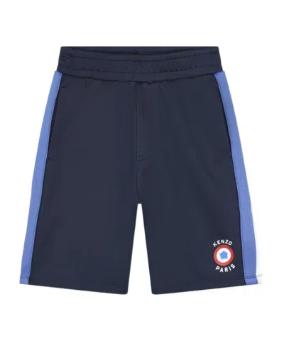 Kenzo Kids' Logo-print Shorts In Black