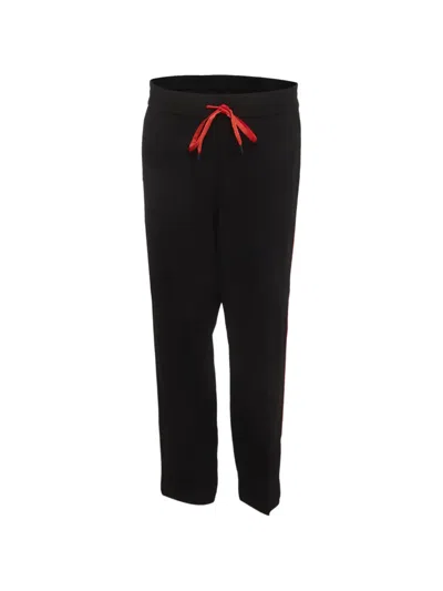 Pre-owned Kenzo Side-stripe Track Pants In Black