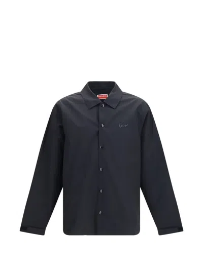 Kenzo Lightweight Cotton And Nylon Jacket In Black