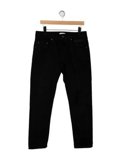 Pre-owned Kenzo Skinny Jeans In Black