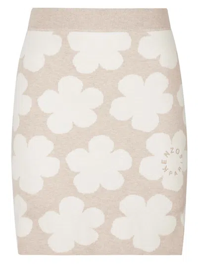 Kenzo Skirt In Brown