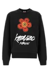 Kenzo Black Sweatshirt With Bold Graphic Design And Relaxed Fit