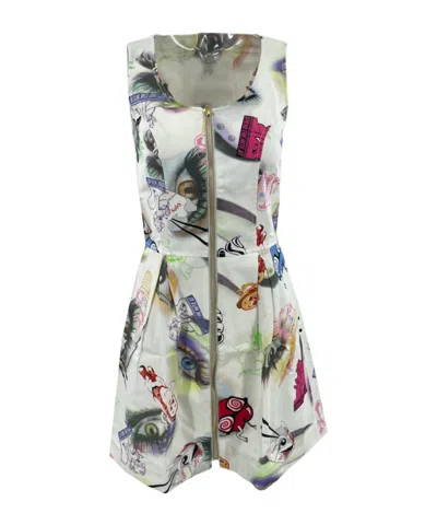 Kenzo Sleeveless Dress In Gray