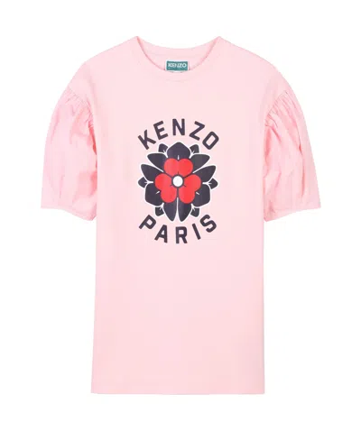 Kenzo Sleeveless Dress In Pink
