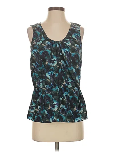 Pre-owned Kenzo Sleeveless Top Blue Scoop Neck Tops