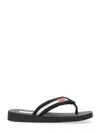 Kenzo Men Slide Sandal With Logo In Black