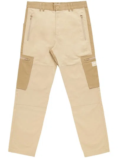 Kenzo Cargo Slim Trousers In Tan