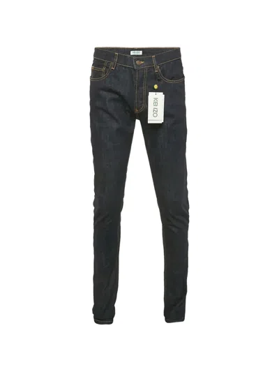 Pre-owned Kenzo Slim-fit Jeans In Blue