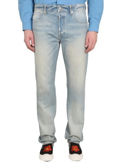 Kenzo Slim Fit Jeans In Denim
