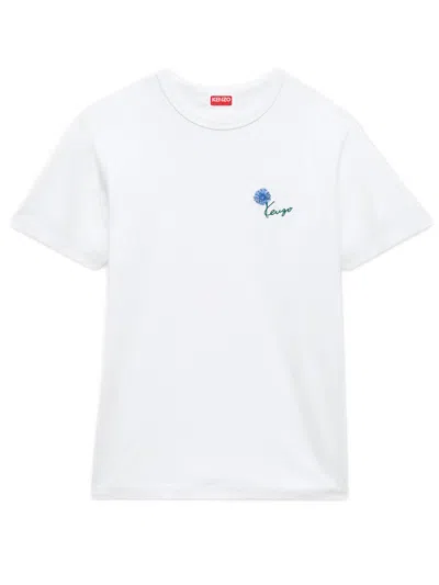 Kenzo Gots Tulip Slim T-shirt For Men In Offwhite
