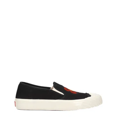 Kenzo Slip On Men Fabric Black