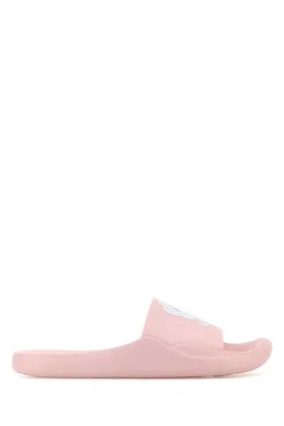 Kenzo Pink Rubber Slippers