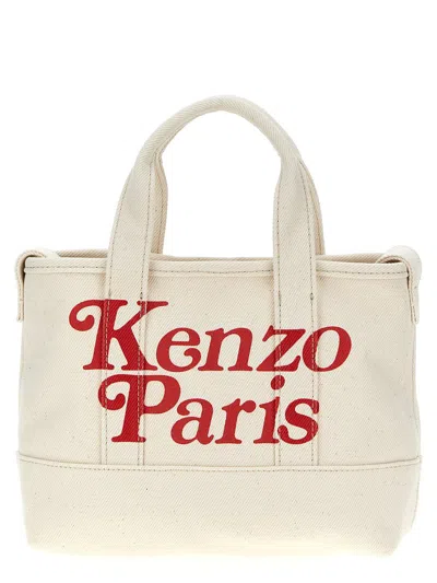 Kenzo X Verdy Utility Canvas Tote Bag In Beige