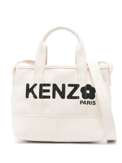 Kenzo Small  Utility Tote Bag In White