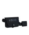Kenzo Small Logo Messenger Bag In Black