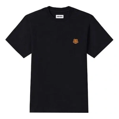 Kenzo Small Tiger Head Pattern T-shirt 'black'