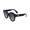 Kenzo Smoke Gradient Round Ladies Sunglasses Kz40160i 01b 49