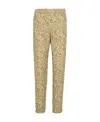 Kenzo Snakeskin-print Trousers In Nude