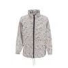 Kenzo Snakeskin Printed Jacket Men In Grey