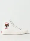 Kenzo Canvas High-top Sneakers In White