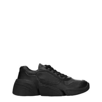 Kenzo Sneakers Men Leather Black