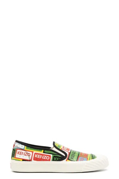 Kenzo School Laceless Trainers Multicolor In Multicolour