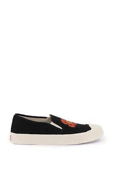 Pre-owned Kenzo Sneakers Slip-on -school- Man Sz.11 Eur.44 Fd55sn005f73 Black 99